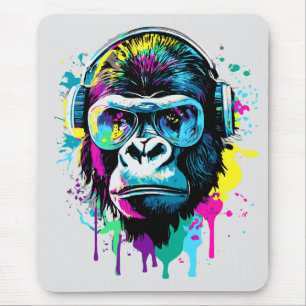 Gorilla Mouse Pad - Gorilla Head Mousepad