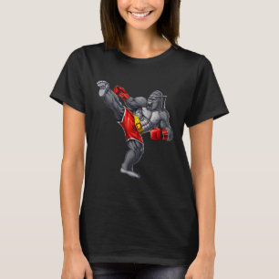 Gorilla Muay Thai Boxing Karate Kickboxing Martial T-Shirt