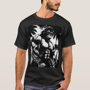 Gorilla Muscles Bodybuilding Gym Beast Workout MMA T-Shirt