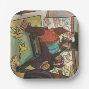 #Gorilla Paper Plate