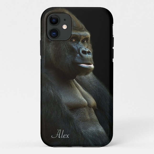 Gorilla Photo Case-Mate iPhone Case (Back)