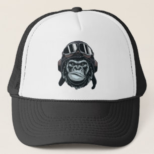 Gorilla Pilot Trucker Hat