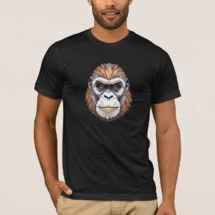 Gorilla Playful Adorable Fun Animal Colourful Happ T-Shirt