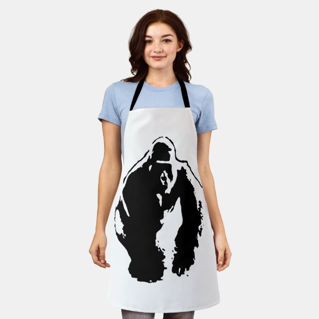 Gorilla Pop Art Apron (Worn)