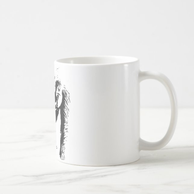 Gorilla Pop Art Coffee Mug (Right)