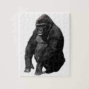 Gorilla Pop Art Jigsaw Puzzle