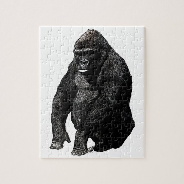 Gorilla Pop Art Jigsaw Puzzle (Vertical)