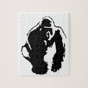 Gorilla Pop Art Jigsaw Puzzle