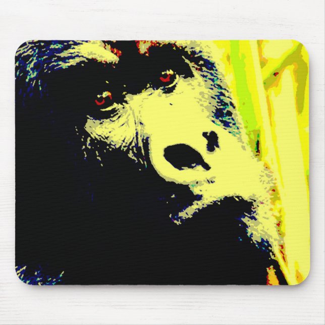 Gorilla Pop Art Mouse Mat (Front)