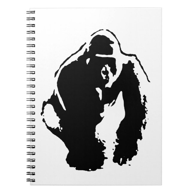 Gorilla Pop Art Notebook (Front)