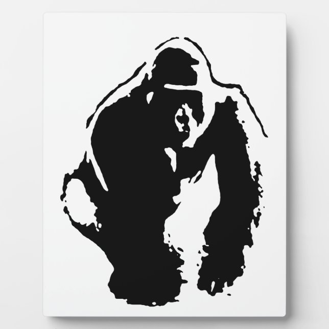 Gorilla Pop Art Plaque (Front)