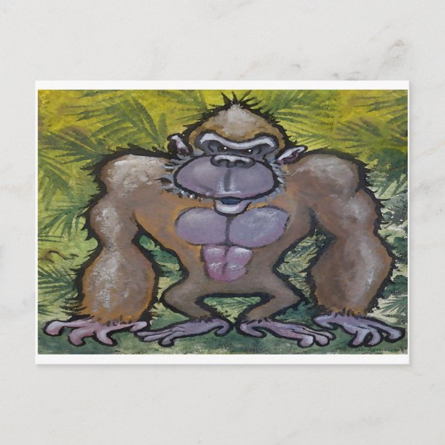 Gorilla Postcard (Front)