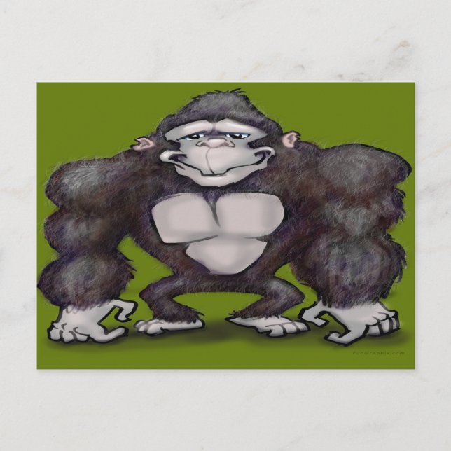 Gorilla Postcard (Front)
