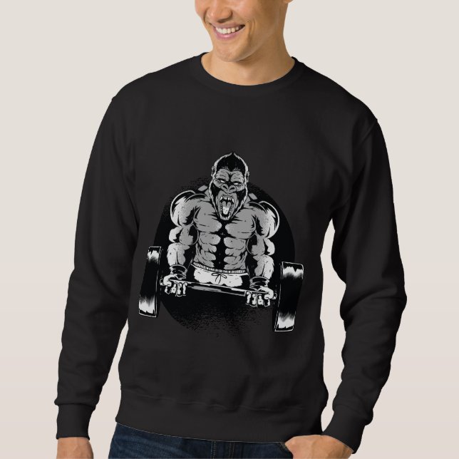 Gorilla Pumps Muscles Sweatshirt (Front)