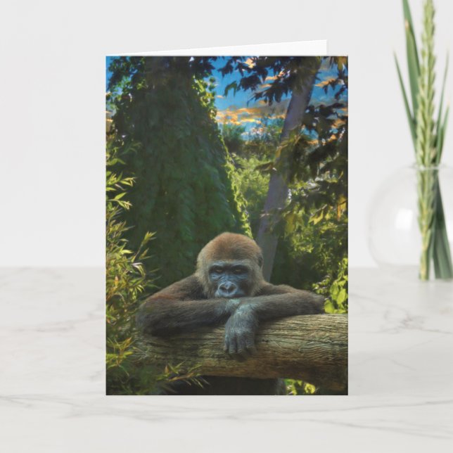 GORILLA  “SAVE OUR SPECIES” CARD (Front)