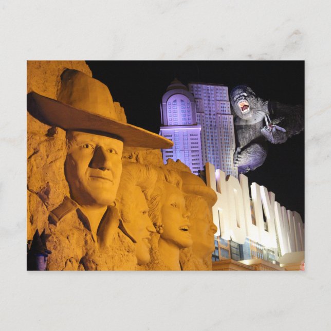 Gorilla Statue #2 Postcard (Front)