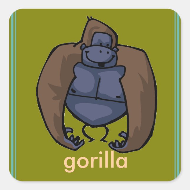 gorilla sticker (Front)