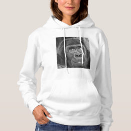 Gorilla sucking fingers Hoodie2 指しゃぶりのゴリラパーカー Hoodie