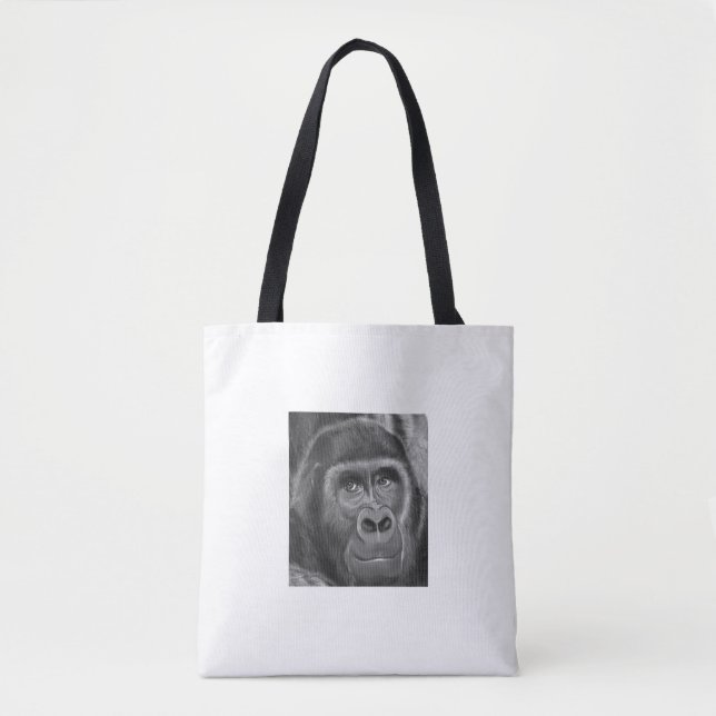 Gorilla sucking fingers Tote bag2 Finger Shabu Gor (Front)
