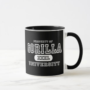 Gorilla University Dark Mug