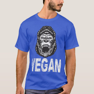 Gorilla Vegan Vegetarian Animal Love, Eat Healthy T-Shirt