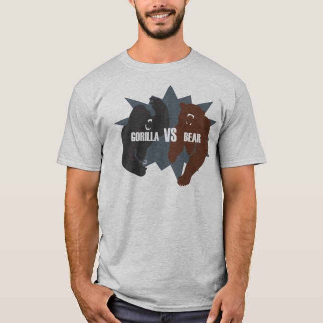 Gorilla vs Bear T-Shirt (Front)