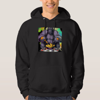 Gorilla Watercolor  Graphic Vintage Clothing 108 Hoodie