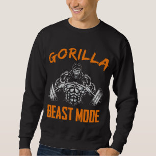 Gorilla Weightlifting Beast Powerlifting Fitness Sweatshirt