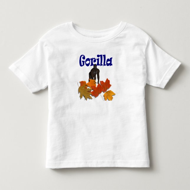 Gorilla wild animals kids t-shirt (Front)