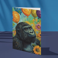 Gorilla with Balloons