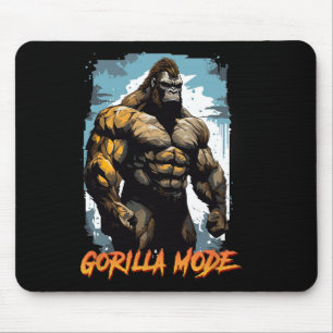 Gorilla Workout Tees Gorilla Mode Gym And Bodybuil Mouse Mat