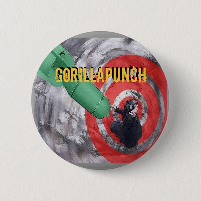 GORILLAPUNCH BULLSEYE BUTTON (Front)