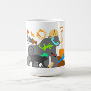 Gorillas at Work Coffee Mug