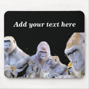 Gorillas & Chimpanzees_ Mouse Mat