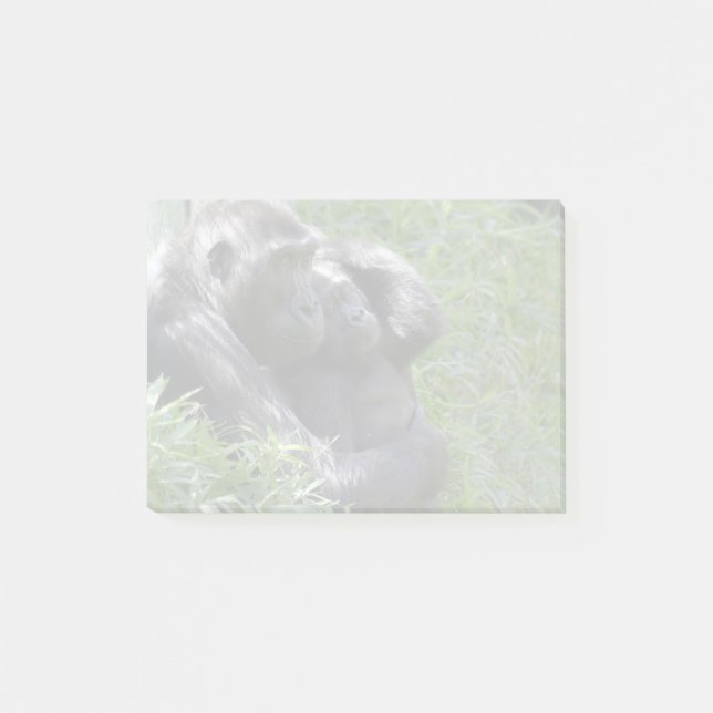 Gorillas Kibibi and Moke at the National Zoo Post-it Notes (Front)