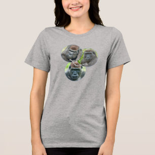 Gorillas Make Me Smile Tri-Blend Shirt