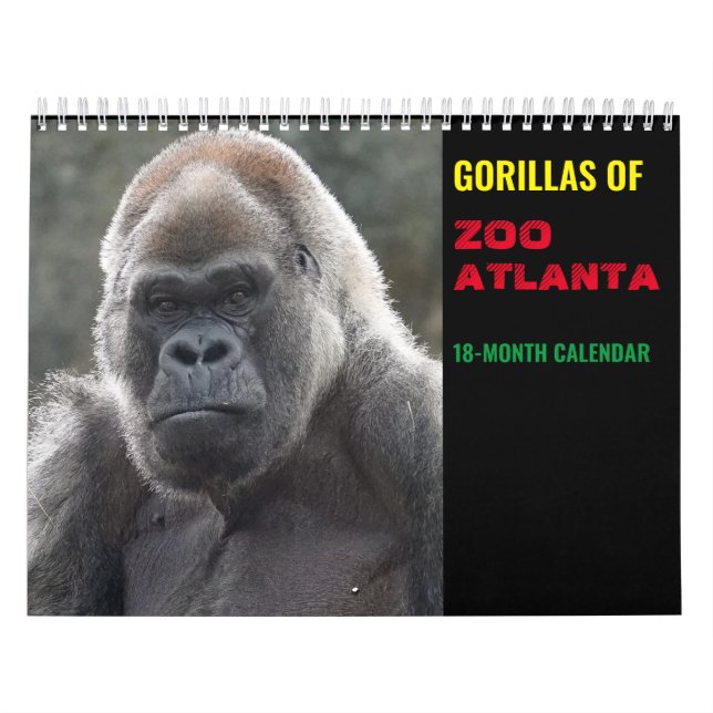 Gorillas of Zoo Atlanta 2022 Calendar (18-month) (Cover)