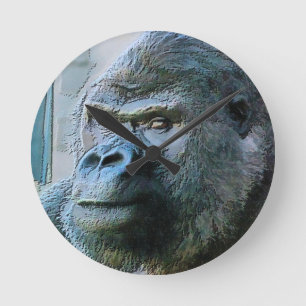 GORILLAS ROUND CLOCK