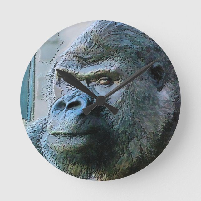 GORILLAS ROUND CLOCK (Front)