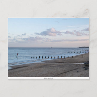 Gorleston beach postcard