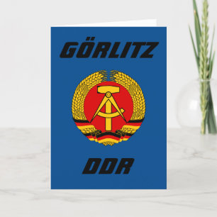 Gorlitz, Deutsche Demokratische Republik DDR Holiday Card