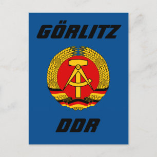 Gorlitz, Deutsche Demokratische Republik DDR Holiday Postcard
