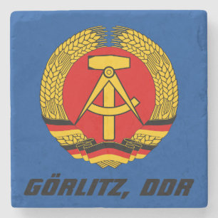 Gorlitz, Deutsche Demokratische Republik DDR Stone Coaster