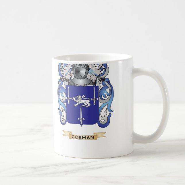 Gorman Coat of Arms (Family Crest) Coffee Mug (Right)