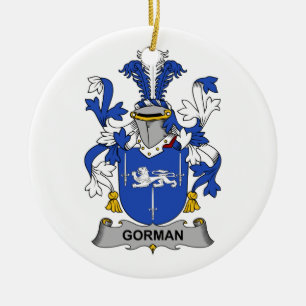 Gorman Family Crest Ceramic Tree Decoration