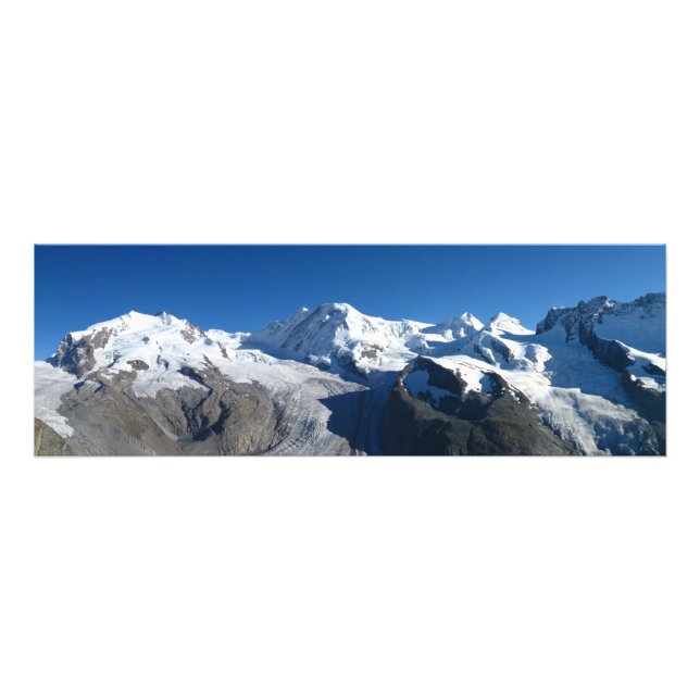 Gornergrat Swiss Alps Photo Print (Front)