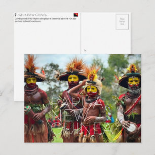 Goroka, Papua New Guinea Travel Postcard