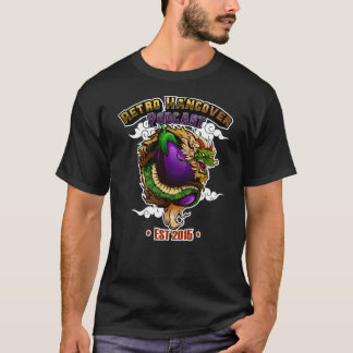 Gorp the Eggplant Dragon Men's Black Tee