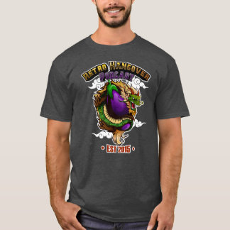 Gorp the Eggplant Dragon Men's Charcoal Tee
