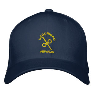 Gorra Bordada Private Security Spain Without Crown Embroidered Hat